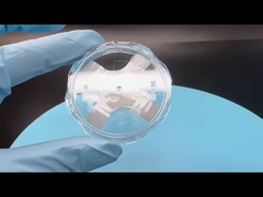 Caja de PE o PP de obleas de zafiro, embalaje individual, bandeja individual de obleas de 2-12