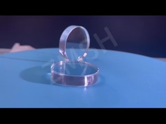 Ventana óptica de zafiro Al2O3 Ventana de cristal único Ventana circular Alta dureza Pureza transparente