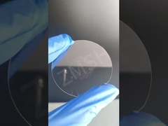 Wafer de zafiro de 2 pulgadas con agujero en el eje C Al2O3 monocristalino 9,0 dureza