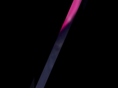 Caso de relojes de zafiro redondo de 40 mm/42 mm personalizable en magenta