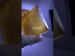 Gemstones en bruto de zafiro sintético de color Amarillo Canario/Amarillo Tierra/Color LV