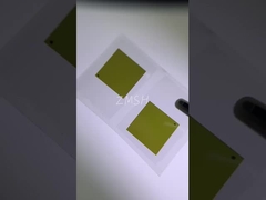 4H-N tipo de sustrato SiC 10 × 10 mm pequeña oblea