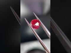 Corte de múltiples formas de piedras preciosas de zafiro sintético de color Padparadscha