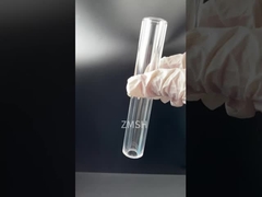 Componente óptico tubular de cristal único Al2O3 de tubo de zafiro pulido