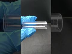 Tubo de zafiro de grado óptico personalizado OD 2 mm × ID 1,6 mm × L 6 mm Alta resistencia ambiental