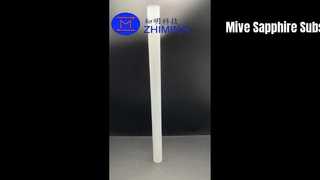 Tubos de zafiro de precisión: diámetro exterior pulido e interior rectificado para uso óptico, fluídico y de semiconductores