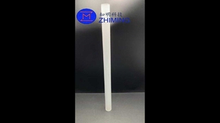 Tubos de zafiro de precisión: diámetro exterior pulido e interior rectificado para uso óptico, fluídico y de semiconductores