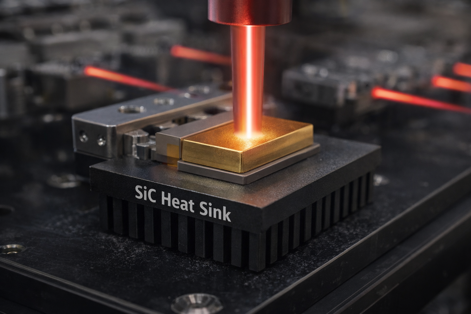 Últimos blogs de la empresa sobre Silicon Carbide Heat Sinks: The Material Enabling Next-Generation High-Power Laser Thermal Management