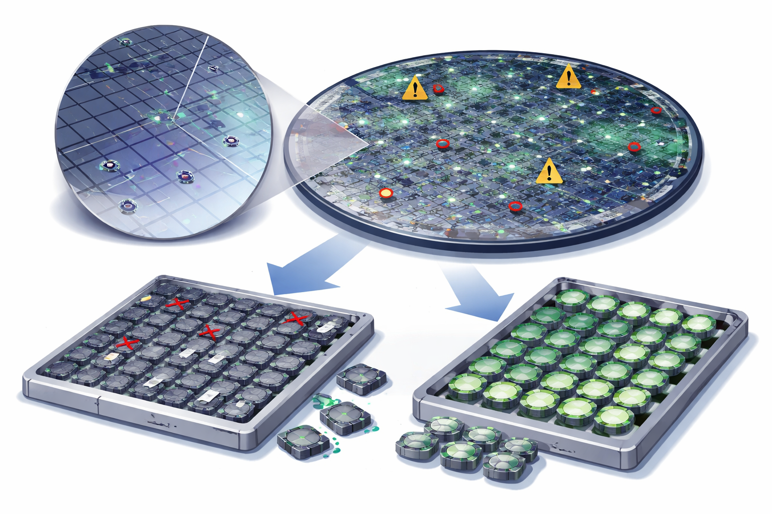 Últimos blogs de la empresa sobre Cómo la densidad de defectos en sustratos de SiC impacta directamente el rendimiento del dispositivo