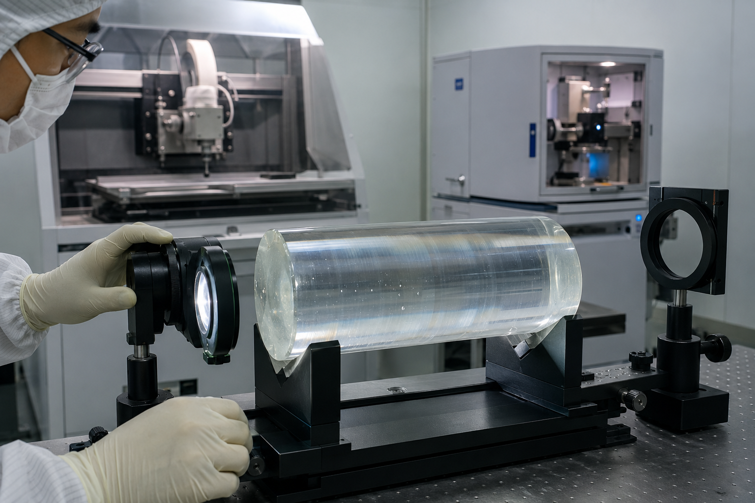 Últimos blogs de la empresa sobre Sapphire Boule Inspection Before Wafer Processing: Crystal Orientation, Bubble Defects, Stress and Usable Yield