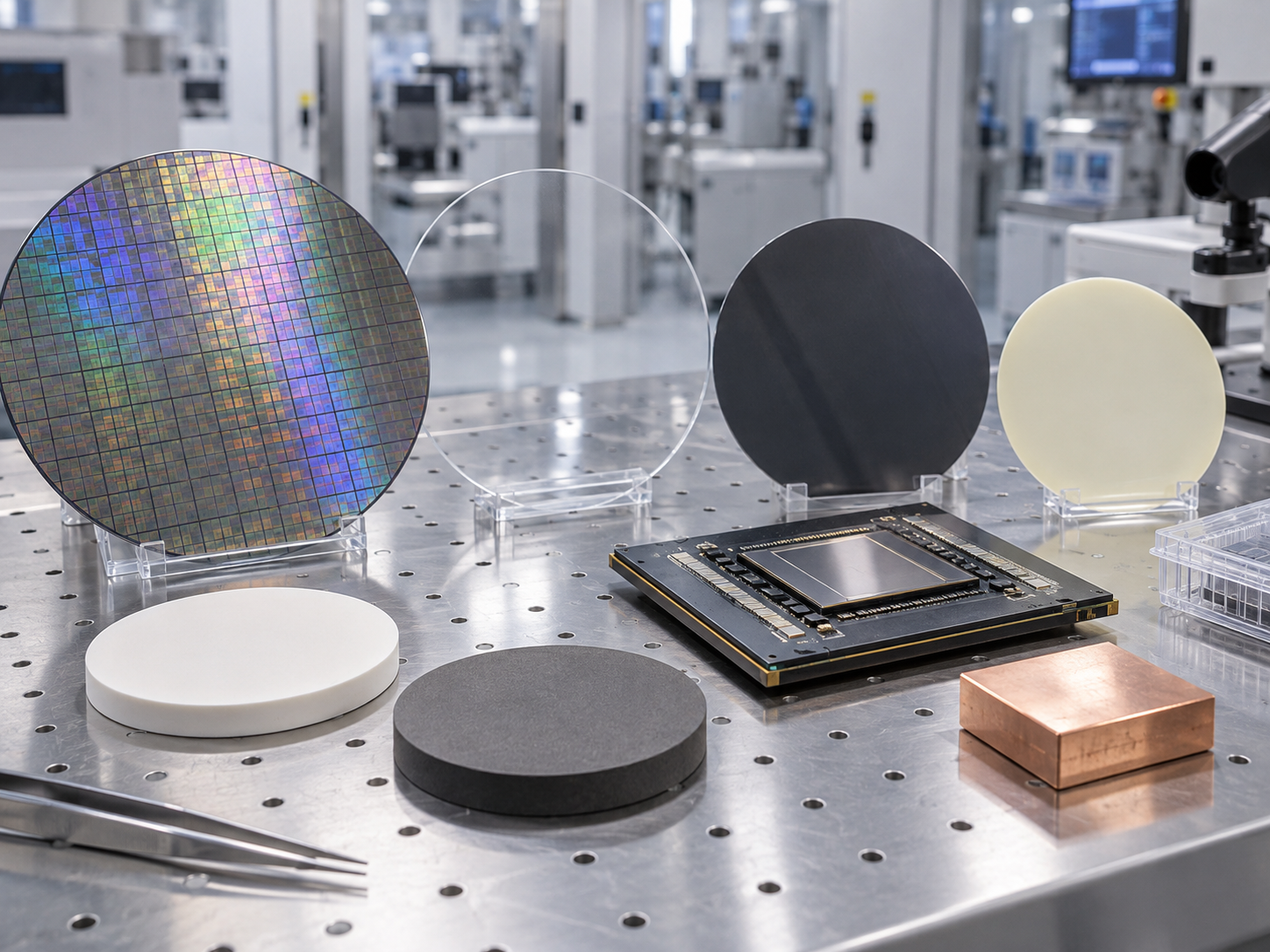 Últimos blogs de la empresa sobre La IA está llevando a los semiconductores a una nueva era de materiales: SOI, vidrio, SiC, GaN y materiales térmicos avanzados