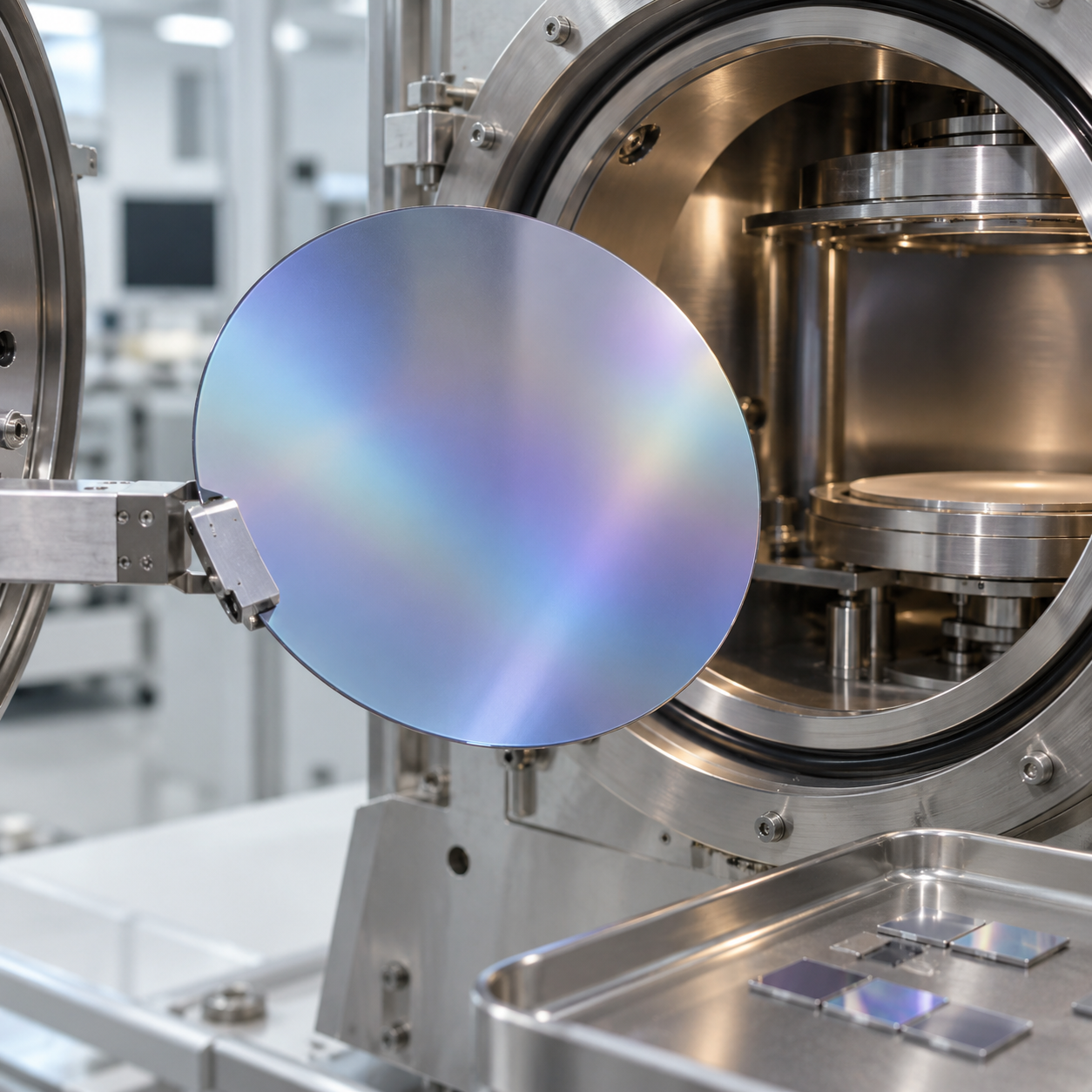 Últimos blogs de la empresa sobre AlScN-on-Silicon Wafers for RF Filters and Ferroelectric Memory: Scandium Content, Film Stress, Crystal Polarity and Waf