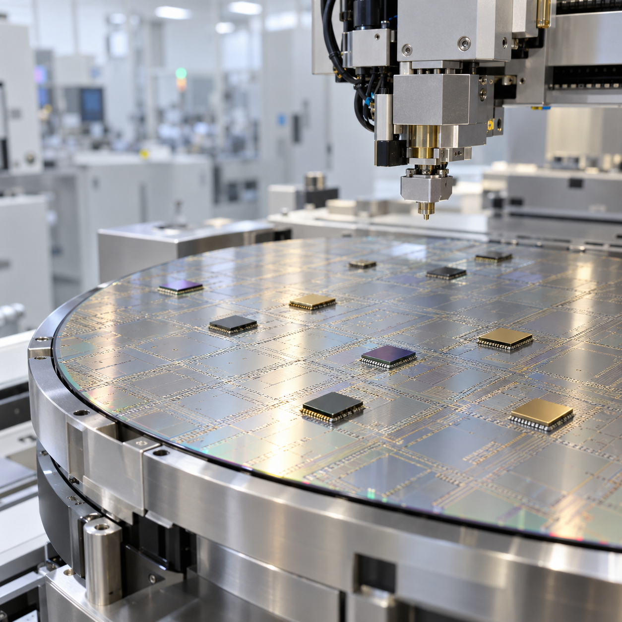 Últimos blogs de la empresa sobre III-V Chiplet Integration on 300mm RF Silicon Interposers: InP, GaAs and GaN Die Bonding, Surface Flatness and Thermal M