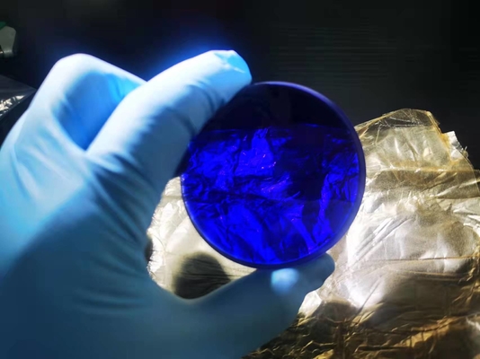 comprar Sapphire Gem Crystal Artificial Hardness azul imperial 9,0 Ruby Crystal Fabricación en línea