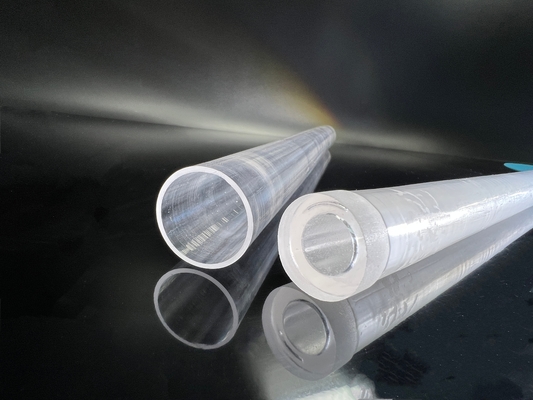 comprar Tubos monocristalinos de la protección de Al2O3 Sapphire Glass Pipe Transparent Thermocouple Fabricación en línea