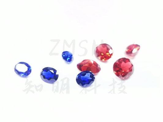 comprar Forma sintética azul cortada brillante redonda de Gem Crystal Loose For Diamond Oral de océano Fabricación en línea