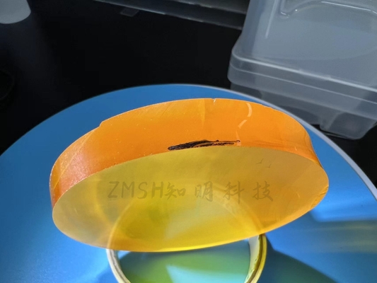 comprar Laser modificado para requisitos particulares Sapphire Crystal For Laser Rods amarilla óptica del tamaño Fabricación en línea