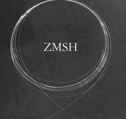 comprar Al2O3 Fibra de zafiro cristalino transparente 25um 100um Pérdida 1,59 dB/M Extensión 3300 MPa Fabricación en línea