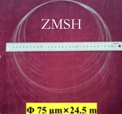 comprar Fibra de zafiro 75um 100um Alta refracción láser de alta potencia Comunicación óptica de larga longitud de onda Fabricación en línea