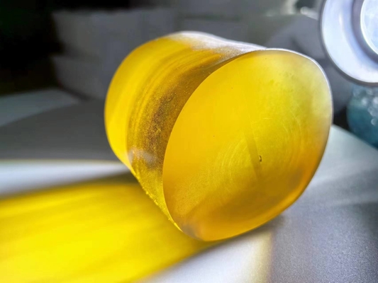 comprar Amarillo 99,99% Al2O3 Zafiro de cristal único cultivado en laboratorio Materiales en bruto para joyas Fabricación en línea