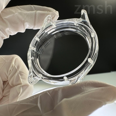 comprar Al2O3 caja de relojes de zafiro transparente Círculo clásico AR-revestimiento Fabricación en línea