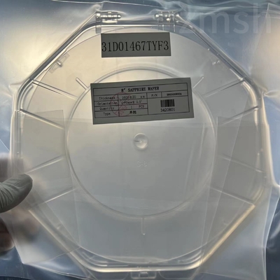 comprar Zafiro Substrato de zafiro obleas SSP monocristalino Al2O3 8 pulgadas 6 pulgadas Dia200 mm Fabricación en línea
