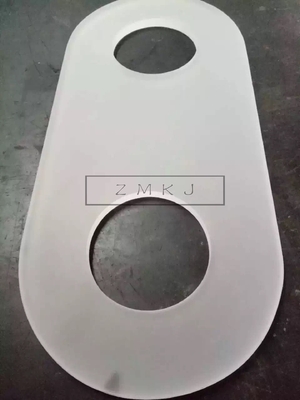 comprar Sola lente del cristal, materiales Al2O3 de la lente 99,999% del zafiro con el agujero Fabricación en línea