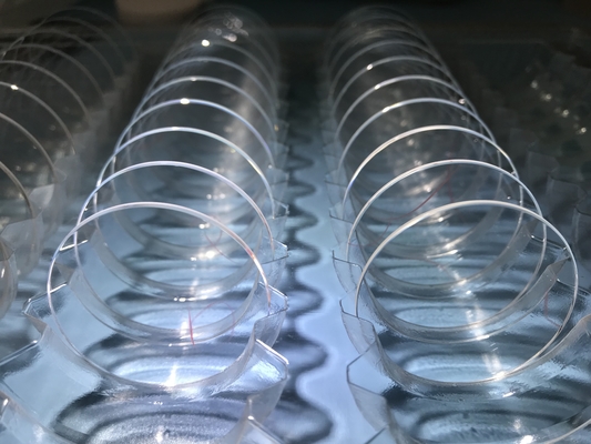 comprar Desgaste - vidrio de cubierta resistente del zafiro del escáner, distorsión baja de la lente del vidrio óptico Fabricación en línea
