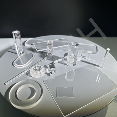 comprar Partes ópticas de zafiro Vidrio de zafiro de alto rendimiento de alta dureza palos pulidos Tubos personalizados Fabricación en línea