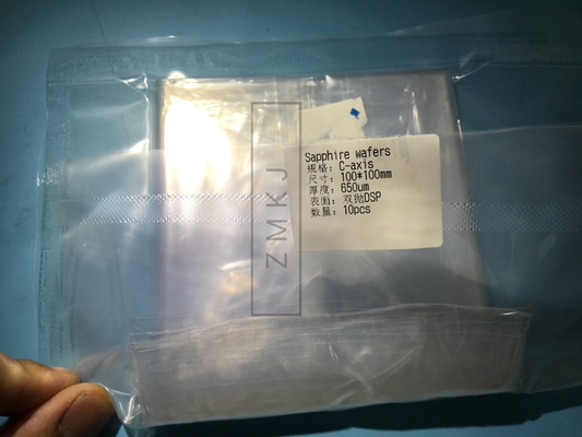 comprar Resistencia de desgaste lateral doble pulida del substrato del solo cristal de la oblea Al2O3 del zafiro Fabricación en línea
