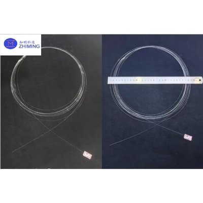 comprar Fibra de zafiro Al2O3 de cristal único transparente de cristal cable óptico de fibra óptica línea de comunicación 25-500um Fabricación en línea