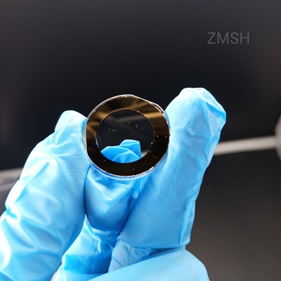 comprar Componentes de ventanas ópticas de zafiro de alta precisión Vidrio transparente de protección de ventanas Revestimiento de oro Fabricación en línea