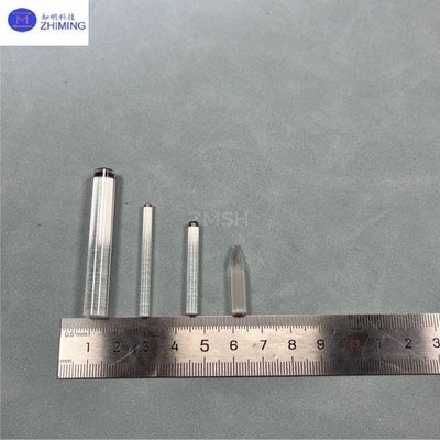 comprar Cono de luz de zafiro Varillas de zafiro Monocristales Al2O3 Cono de vidrio óptico para sensores ópticos Fabricación en línea