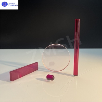 comprar Rodas de rubí / Esfera de vidrio / Ventana óptica / Prisma Rubí Elementos ópticos de láser Rodas de titanio zafiro láser cristal Fabricación en línea