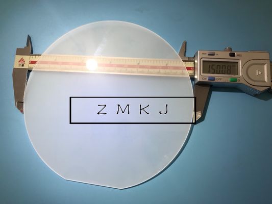 comprar Wafer de zafiro de 6' de diámetro 150 mm ± 0,1 mm espesor 1000um C-plano Fabricación en línea