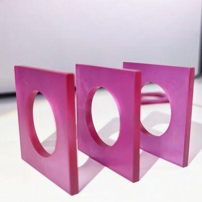 comprar Pieza de trabajo de cristal de zafiro rojo para relojes de pulsera anti arañazos Fabricación en línea