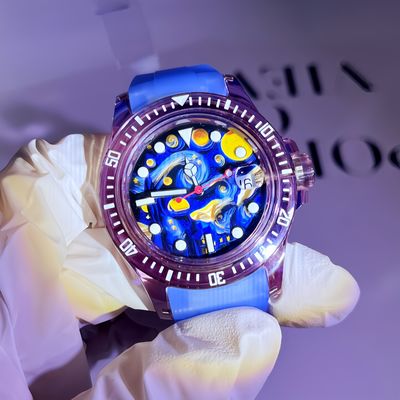 comprar Cuerpo de zafiro para reloj de pulsera de varios colores a prueba de agua anti arañazos diseño personalizado Fabricación en línea