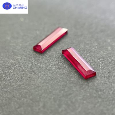 comprar Cristales de zafiro rojo Pieza de trabajo de componentes Dureza de 9 Mohs Anti rayado Fabricación en línea