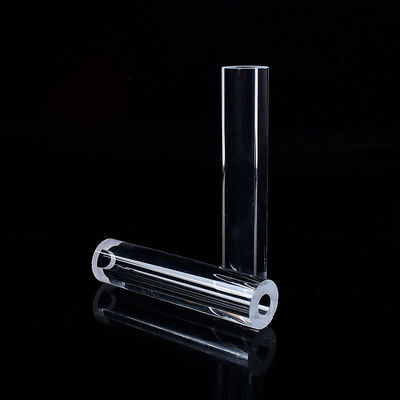comprar Vidrio resistente a altas temperaturas, tubo de cristal de cuarzo, pared gruesa, vidrio transparente resistente a la corrosión Fabricación en línea