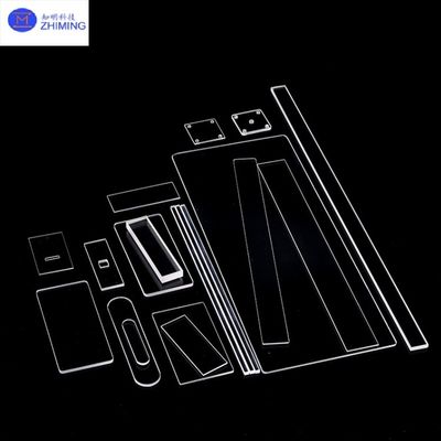 comprar Ventanas de cuarzo óptico de grado óptico Placas de sílice fundida personalizadas SiO₂ Cristal JGS1 / JGS2 Fabricación en línea