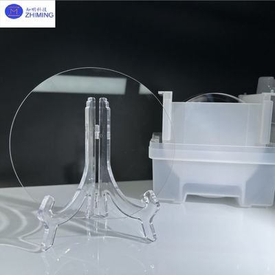 comprar Sustrato de cristal de cuarzo monocristalino transparente resistente al calor de 6 pulgadas para dispositivos SAW Fabricación en línea