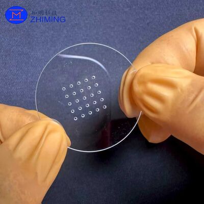 comprar Small-Size Sapphire TGV Micro-Via Wafer for Laboratory Prototyping, MEMS Devices and Optical Micro-Structure Applications Fabricación en línea