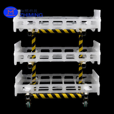 Comprar Estante de transporte de embarcaciones de cuarzo de semiconductores personalizado para el manejo de obleas y carga de hornos Fabricación en línea
