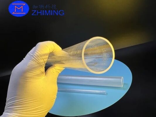 Comprar Tubo de zafiro: Capacidad de mecanizado secundario de precisión Alta transmitancia de amplio espectro Fabricación en línea