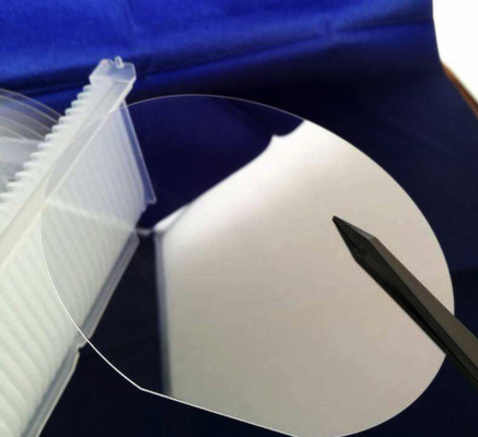 comprar El carburo de silicio transparente descolorido sic pulió la lente de la oblea Fabricación en línea