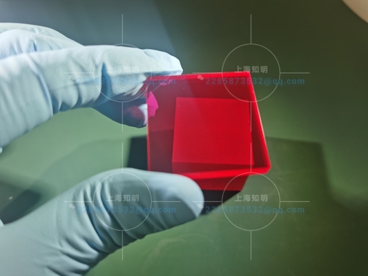 comprar La dureza Al2O3 9,0 dopó Ruby sintético pulido Fabricación en línea
