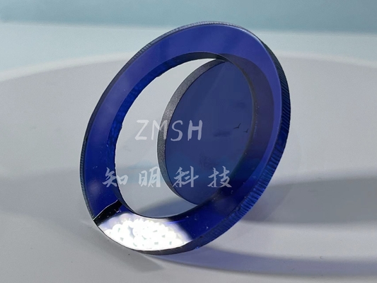 Sintético Sapphire Crystal Ruby Al azul 2O3 solo Crystal For Wristwatch Glass Case de la pieza del laser
