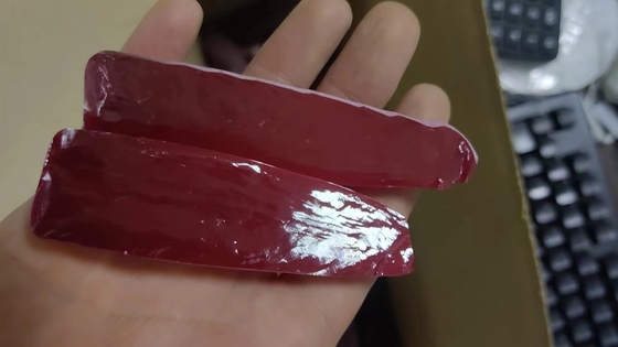 Creado en laboratorio KY Verneuil Rubí No.5 Medio Boule Cr Dopped Gemstone Materia prima