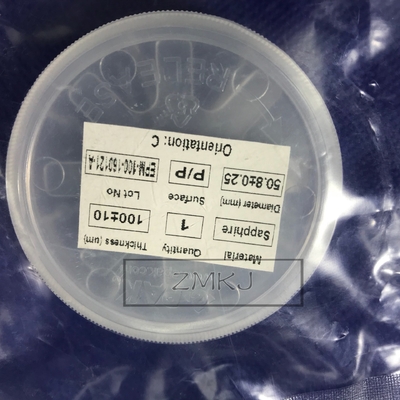 Sola oblea ultra fina del zafiro del cristal, grueso de la pulgada 0.1m m del substrato 2 del zafiro