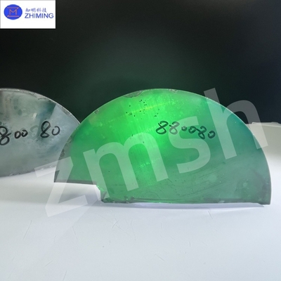 Joyas sintéticas Cristal de moissanita de color zafiro verde vivo SIC materias primas Joyería personalizada